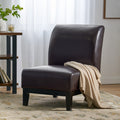 Lennon Kd Slipper Chair Brown Fabric 1 Seat