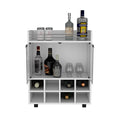 Bar Cart Philadelphia, Living Room, White White Particle Board Engineered Wood