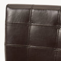 Badin Kd Dining Chair Chocolate Pu Leather