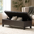 Glouster Storage Ottoman V2 Brown Pu