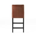 Zuma Kd Counter Stool Brown Leather