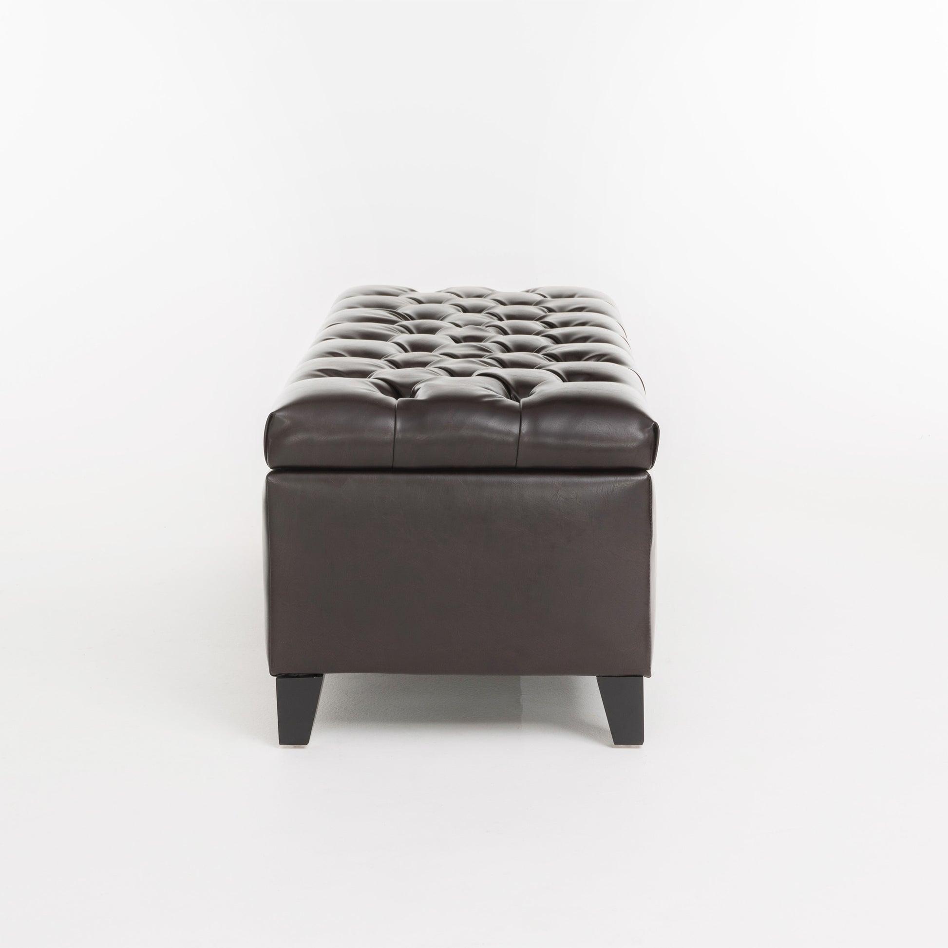 Glouster Storage Ottoman V2 Brown Pu