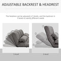 Convertible Floor Sofa Chair, Folding Couch Bed, Guest Chaise Lounge With 2 Pillows, Adjustable Backrest And Headrest, Dark Gray Dark Gray Polyester