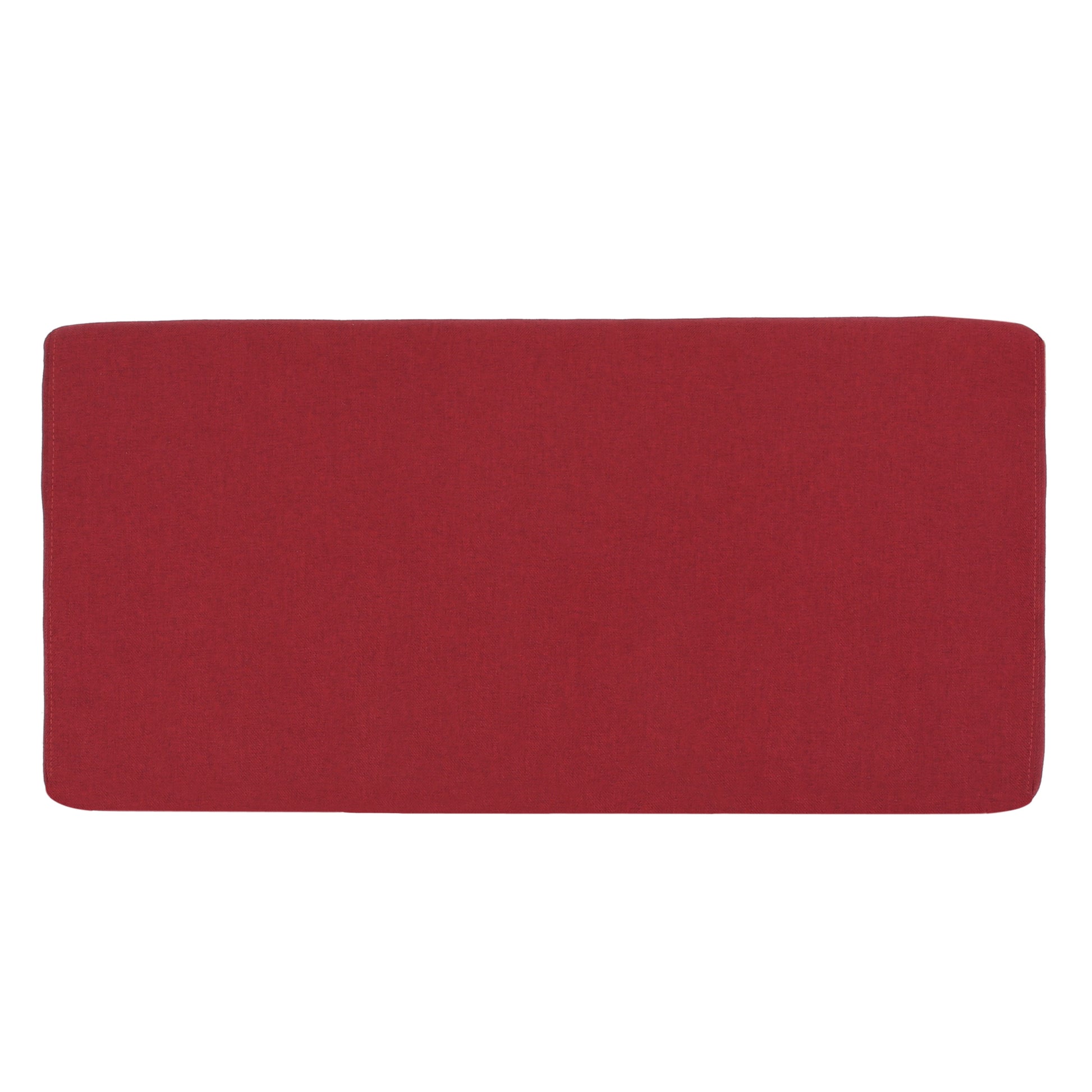 Storage Ottoman Red Fabric