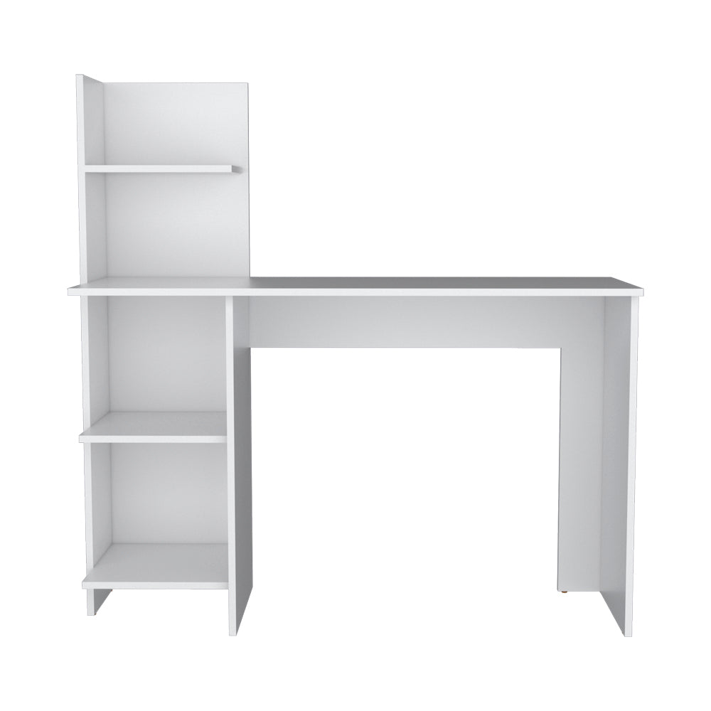 Desk Wichita, Office, White White Particle Board Engineered Wood