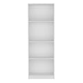 Bookcase Benzoni, Office, White White Particle Board Engineered Wood