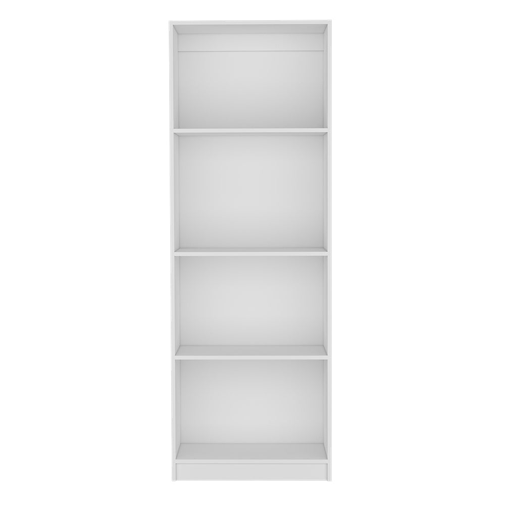 Bookcase Benzoni, Office, White White Particle Board Engineered Wood