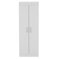 Pantry Cabinet Clinton, Kitchen, White White Particle Board Engineered Wood