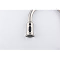 Kitchen Faucet With Pull Down Sprayer Brushed Nickel Stainless Steel