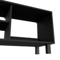 2Pc Living Room Set Millville, Living Room, Black Black Particle Board Engineered Wood