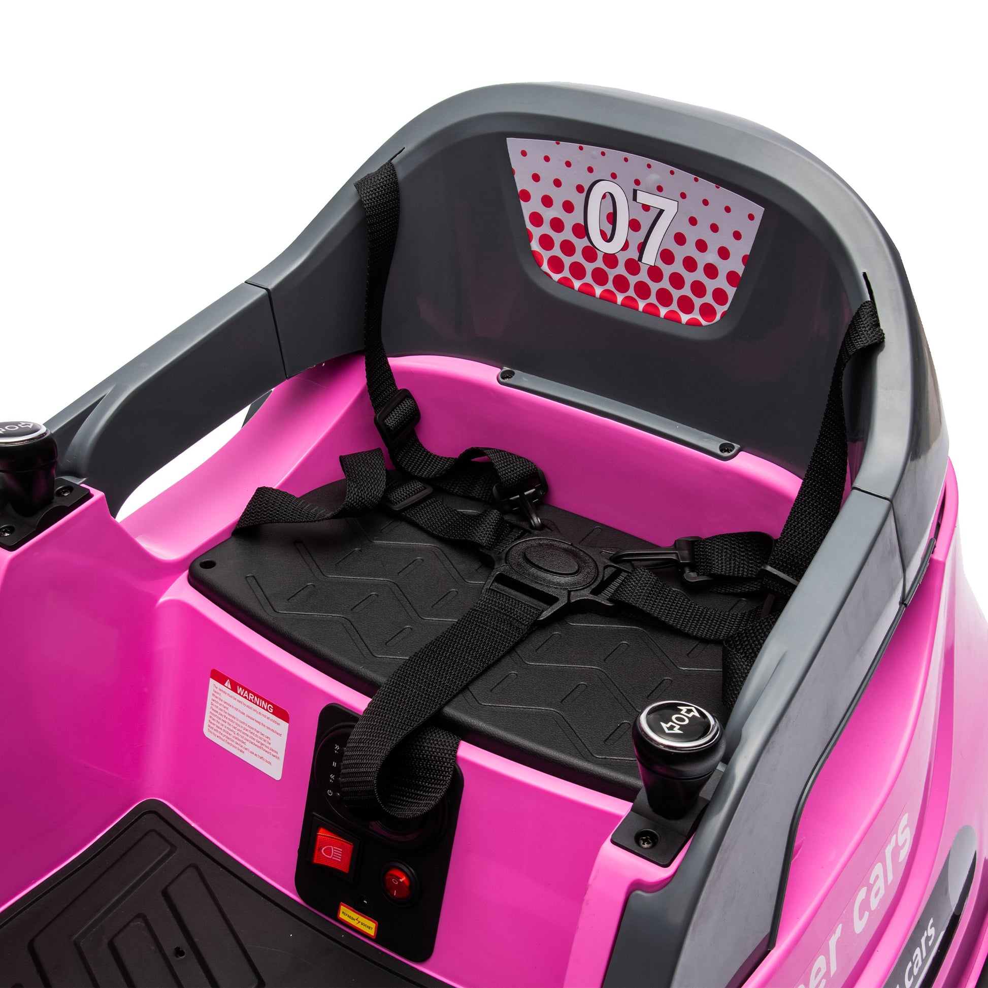 12V Ride On Bumper Car For Kids,1.5 5 Years Old,Baby Bumping Toy Gifts W Remote Control, Led Lights,360 Degree Spin, Vehicle Body With Anti Collision Padding,Five Point Safety Belt Pink Polyethylene