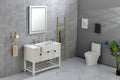 Bathroom Led Mirror Is Multi Functional And Each Function Is Controlled By A Smart Touch Button. White Aluminium