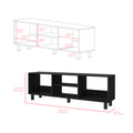2Pc Living Room Set Millville, Living Room, Black Black Particle Board Engineered Wood