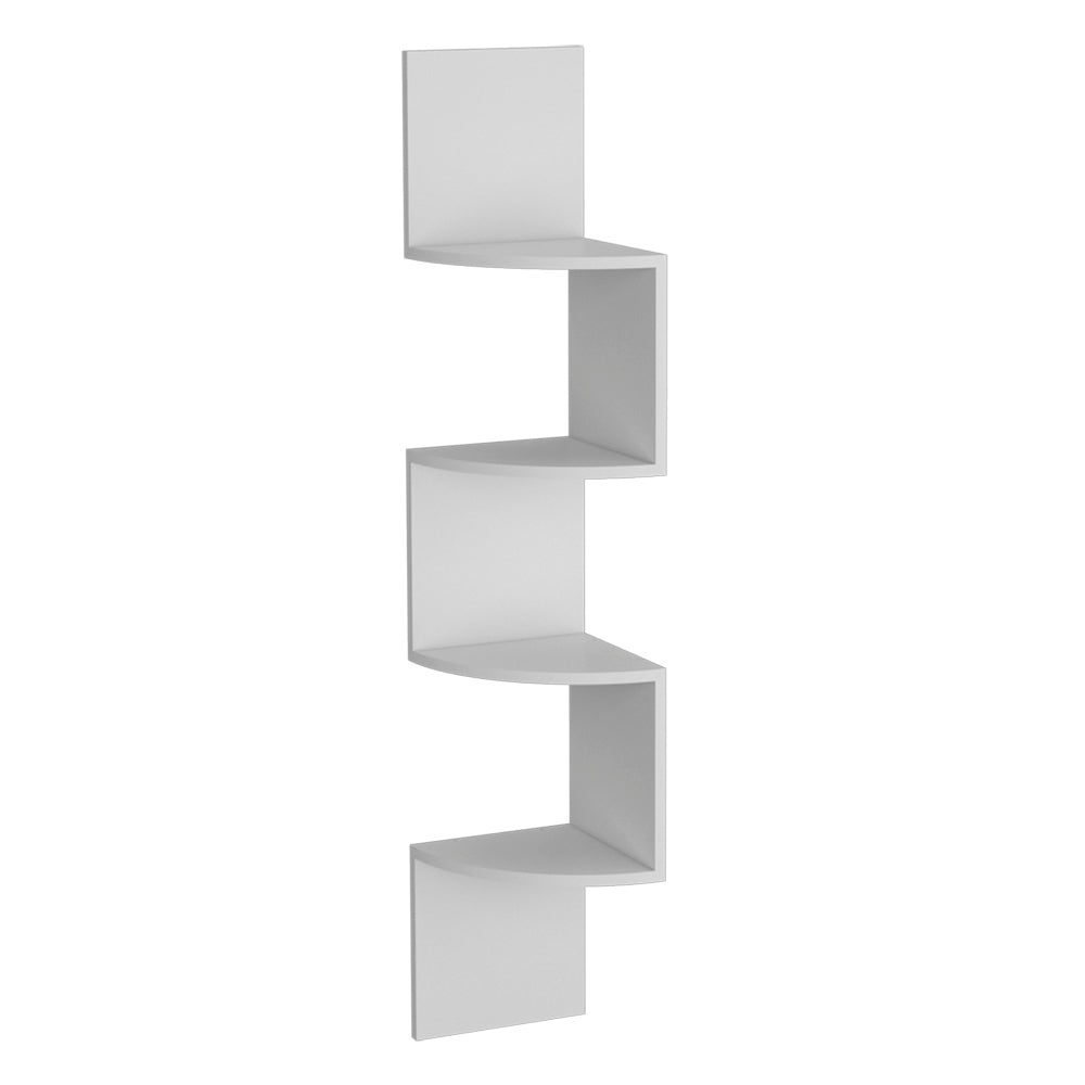 Shelf Crestone, Living Room, White White Particle Board Engineered Wood