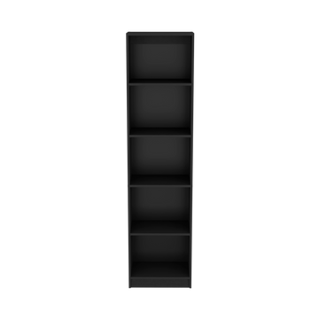 Bookcase Xs Benzoni, Office, Black Black Particle Board Engineered Wood