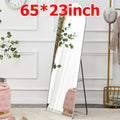 4Rd Generation Silver Aluminum Alloy Metal Frame Arched Wall Mirror, Bathroom Makeup Mirror, Decorative Mirror, Clothing Store, Floor Standing Large Mirror, Wall Mounted. 65 