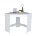 Corner Desk Granger, Office, White Black Particle Board Engineered Wood