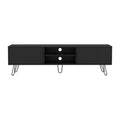 Tv Stand Franklin, Living Room, Black Black 50 59 Inches Particle Board Engineered Wood