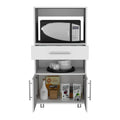 Kitchen Pantry Glenwood, Kitchen, White White Particle Board Engineered Wood