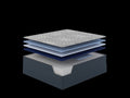 Restonic Comfortcare Hybrid Cosmorest Firm, Full Grey Mix Steel Foam