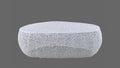 T3601 50 Oval Coffee Table White White Primary Living Space Contemporary,Modern Oval Coffee & End Tables Aluminium Aluminium