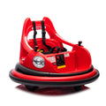 12V Ride On Bumper Car For Kids,Electric Car For Kids,1.5 5 Years Old,W Remote Control, Led Lights, Bluetooth & 360 Degree Spin, Vehicle Body With Anti Collision Padding Five Point Safety Belt,2Wd Red Polypropylene