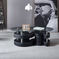 3 Pieces Coffee Table Set, Oval 10Mm 0.39