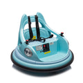 12V Ride On Bumper Car For Kids,Electric Car For Kids,1.5 5 Years Old,W Remote Control, Led Lights, Bluetooth & 360 Degree Spin, Vehicle Body With Anti Collision Paddingfive Point Safety Belt,2Wd Blue Polyethylene