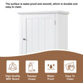 Tall Bathroom Storage Cabinet, Freestanding Storage Cabinet With Drawer And Adjustable Shelf, Mdf Board With Painted Finish, White Old Sku:Wf312727Aak White Mdf
