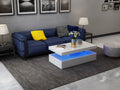 Aurora Coffee Table White Primary Living Space Contemporary,Modern Rectangular Coffee & End Tables Mdf Wood