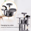 Cat Climbing Frame Antique Gray Altay Velvet