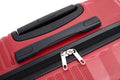 3 Piece Luggage Sets Pc Abs Lightweight Suitcase With Two Hooks, Spinner Wheels, 20 24 28 Red Red Abs Pc