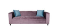 Velvet Sofa For Living Room With Pillows, Modern 3 Seater Sofas Couches For Bedroom, Office, And Apartment With Solid Wood Frame Lavender Lavender Wood Foam Velvet