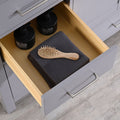Bathroom Vanity Base Cabinet Only, Single Bath Vanity In Gray, Bathroom Storage With Soft Close Doors And Drawers Gray Plywood