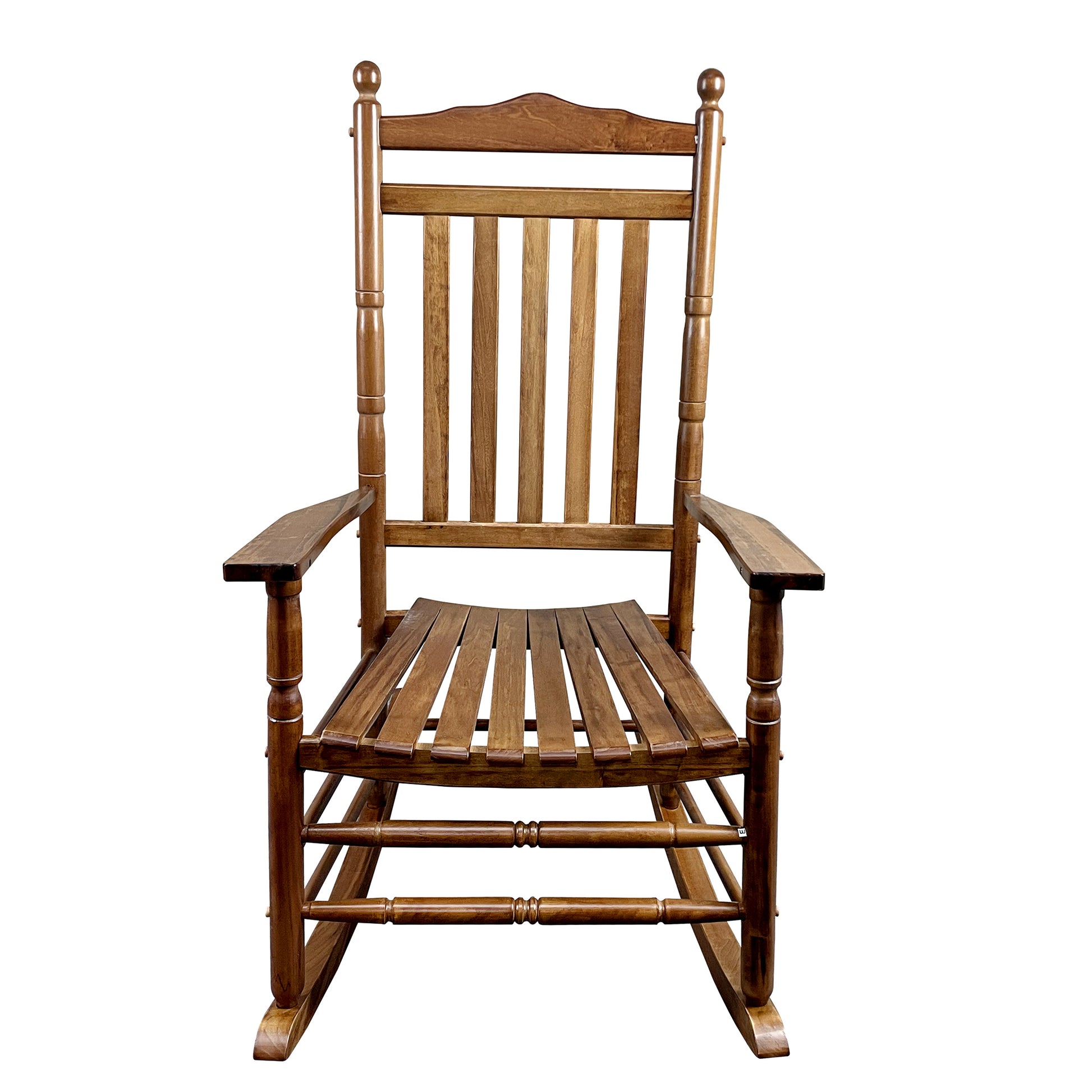 Balcony Porch Adult Rocking Chair Oak Oak Solid Wood