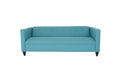 Teal Sofa For Living Room, Modern 3 Seater Sofas Couches For Bedroom, Office, And Apartment With Solid Wood Frame Polyester Nylon Teal Wood Foam Polyester