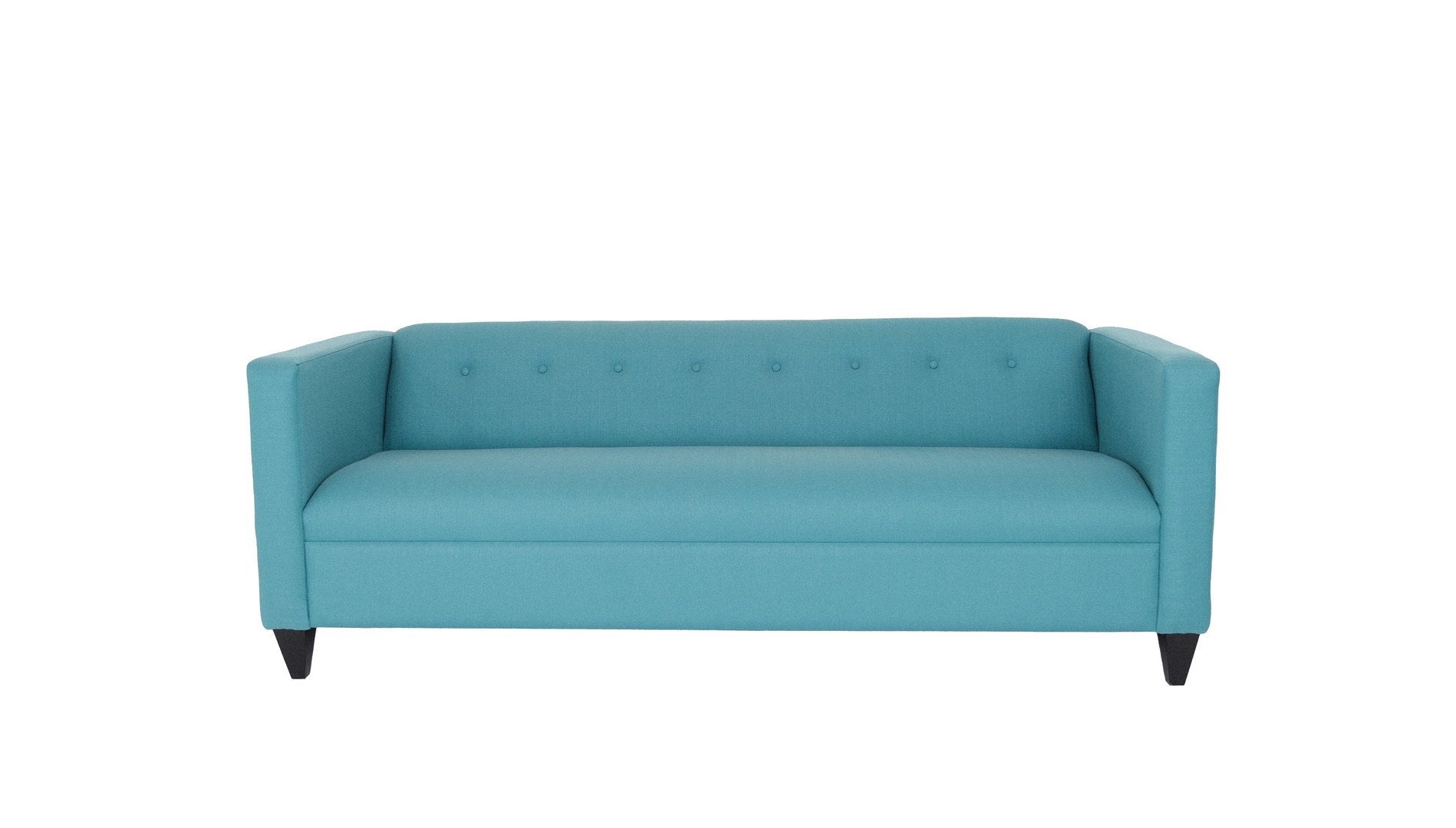 Teal Sofa For Living Room, Modern 3 Seater Sofas Couches For Bedroom, Office, And Apartment With Solid Wood Frame Polyester Nylon Teal Wood Foam Polyester