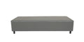 Grey Faux Leather Snicker Bench, Modern Seating Bench For Living Room, Bedroom And Apartment With Solid Wood Frame Grey Wood Foam Vinyl