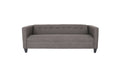 Sofa For Living Room, Modern 3 Seater Sofas Couches For Bedroom, Office, And Apartment With Solid Wood Frame Marlow Asphalt, Polyester Fabric Dark Gray Wood Foam Polyester