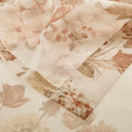 Printed Floral Rod Pocket And Back Tab Voile Sheer Curtain Only 1 Pc Panel Multicolor Polyester