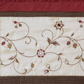 Embroidered Curtain Panel Only 1 Pc Panel Multicolor Polyester