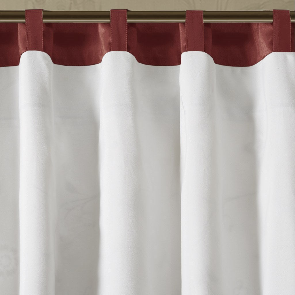 Embroidered Curtain Panel Only 1 Pc Panel Multicolor Polyester