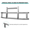 Stainless Steel Deer Guard Bumper For Volvo Vn Vnl 2018 2022 With Brackets Chrome Stainless Steel