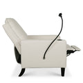 Recliner Chairs For Adults, Adjustable Recliner Sofa With Mobile Phone Holder & Cup Holder, Modern Reclining Chairs Fabric Push Back Recliner Chairs For Living Room, Bedroom, Beige Beige Foam Polyester