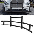 Front Bumper Deer Guard For Kenworth T680 2022 With Bracket Black Iron