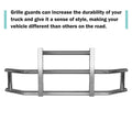 Stainless Steel Deer Guard Bumper For Kenworth T680 2022 With Brackets Chrome Stainless Steel