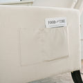 Recliner Chairs For Adults, Adjustable Recliner Sofa With Mobile Phone Holder & Cup Holder, Modern Reclining Chairs Fabric Push Back Recliner Chairs For Living Room, Bedroom, Beige Beige Foam Polyester