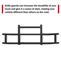 Front Bumper Deer Guard For Freightliner Cascadia 2008 2017 With Bracket Black Iron