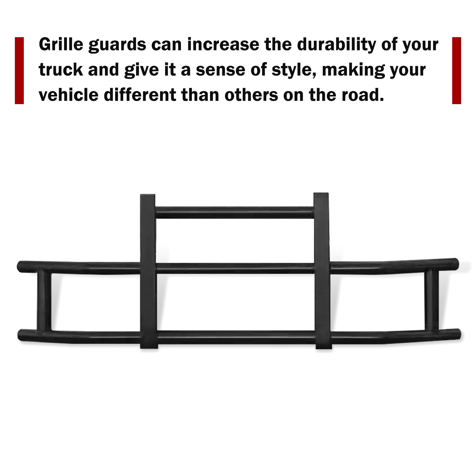 Front Bumper Deer Guard For Freightliner Cascadia 2008 2017 With Bracket Black Iron