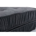 Folding Sofa Bed, Futon Sleeper Chair, Convertible Chair Floor Couch & Sleeping Mattress For Living Room, Guest Room, Home Office, Apartment, Small Space, Bed, Removable Back Cushion, Grey, 1 Seat Grey Chenille Primary Living Space Pillow Back Soft